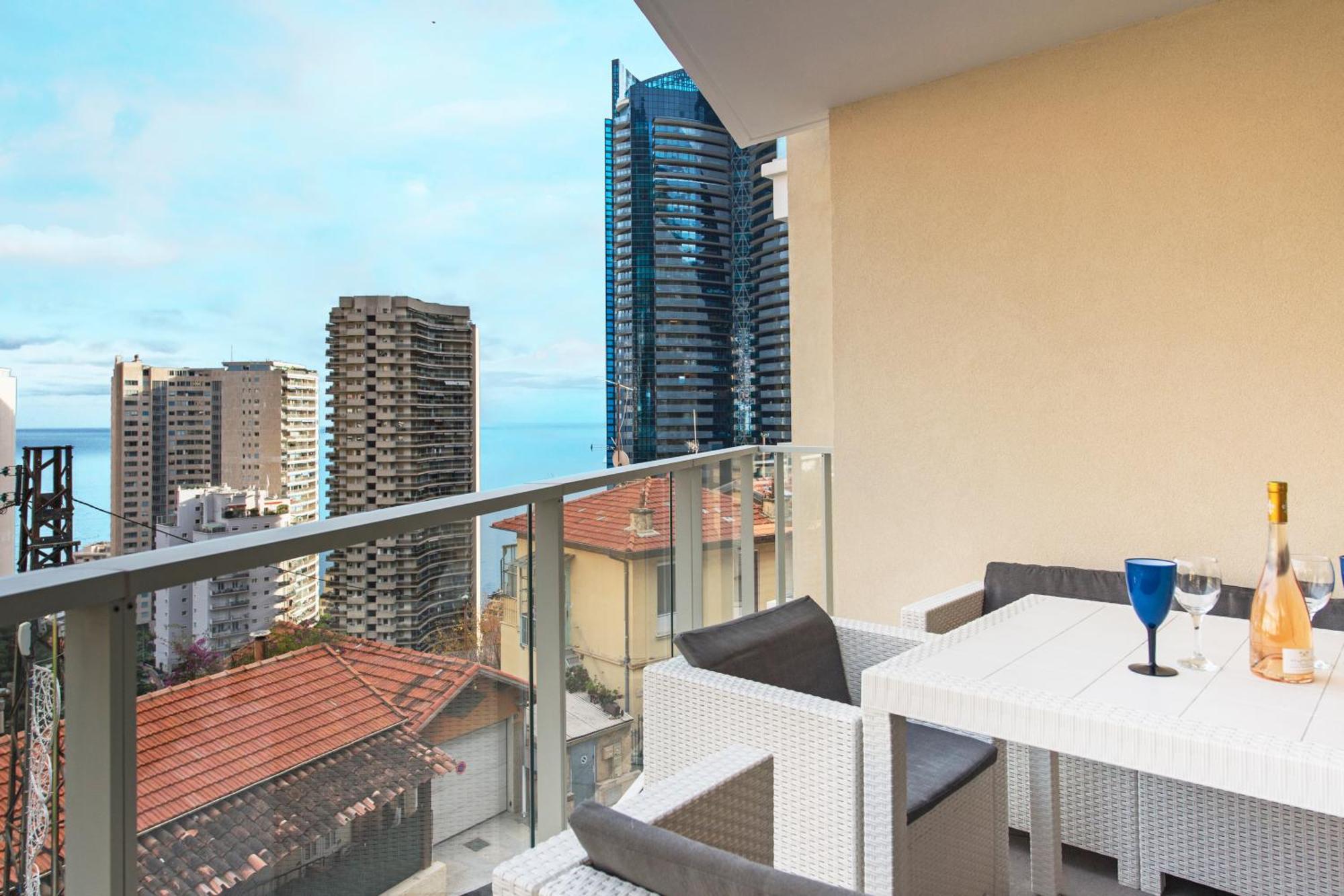 Grande Terrasse - Vue Mer - Parking - Bk Beausoleil Eksteriør billede