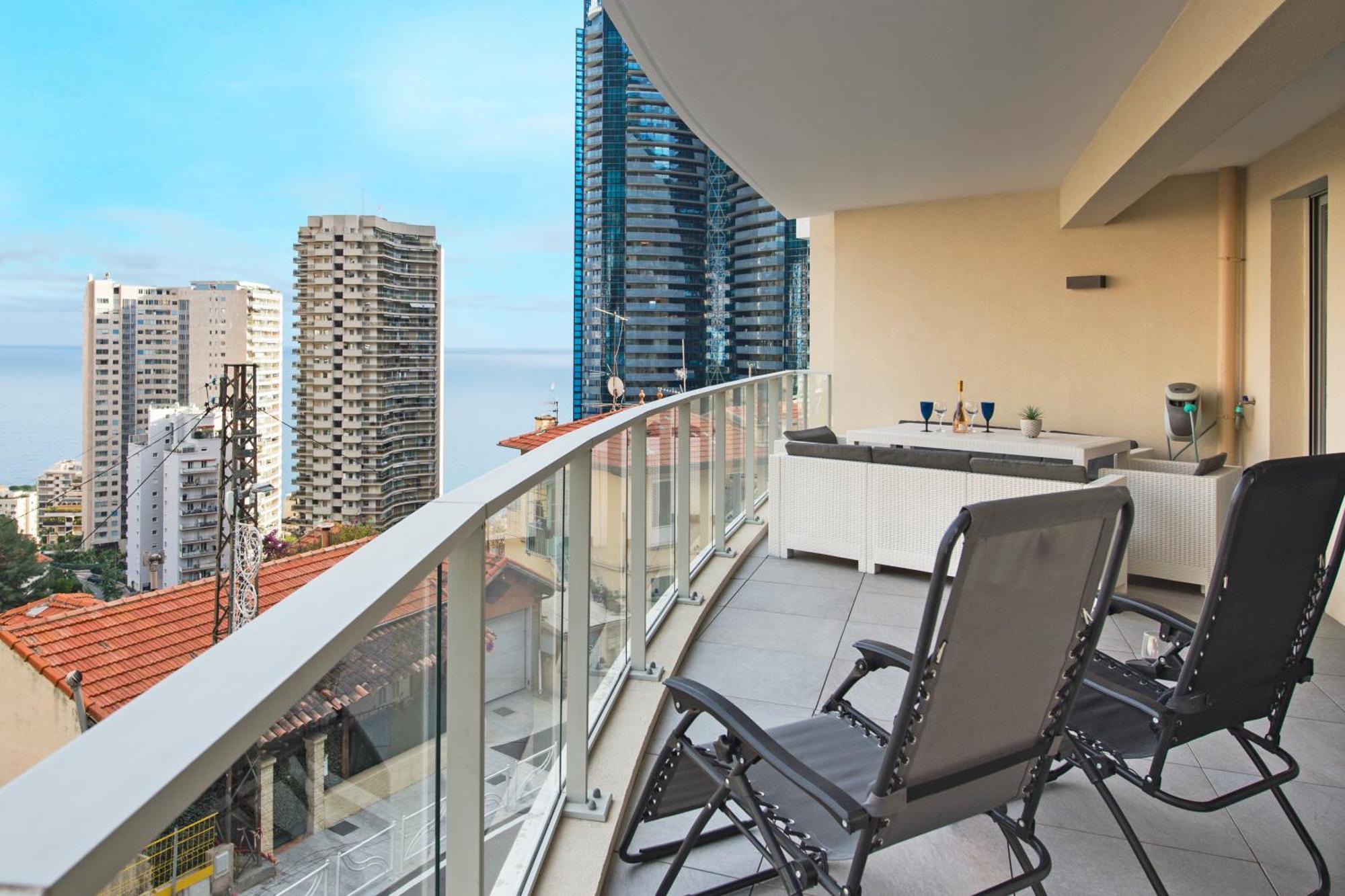 Grande Terrasse - Vue Mer - Parking - Bk Beausoleil Eksteriør billede