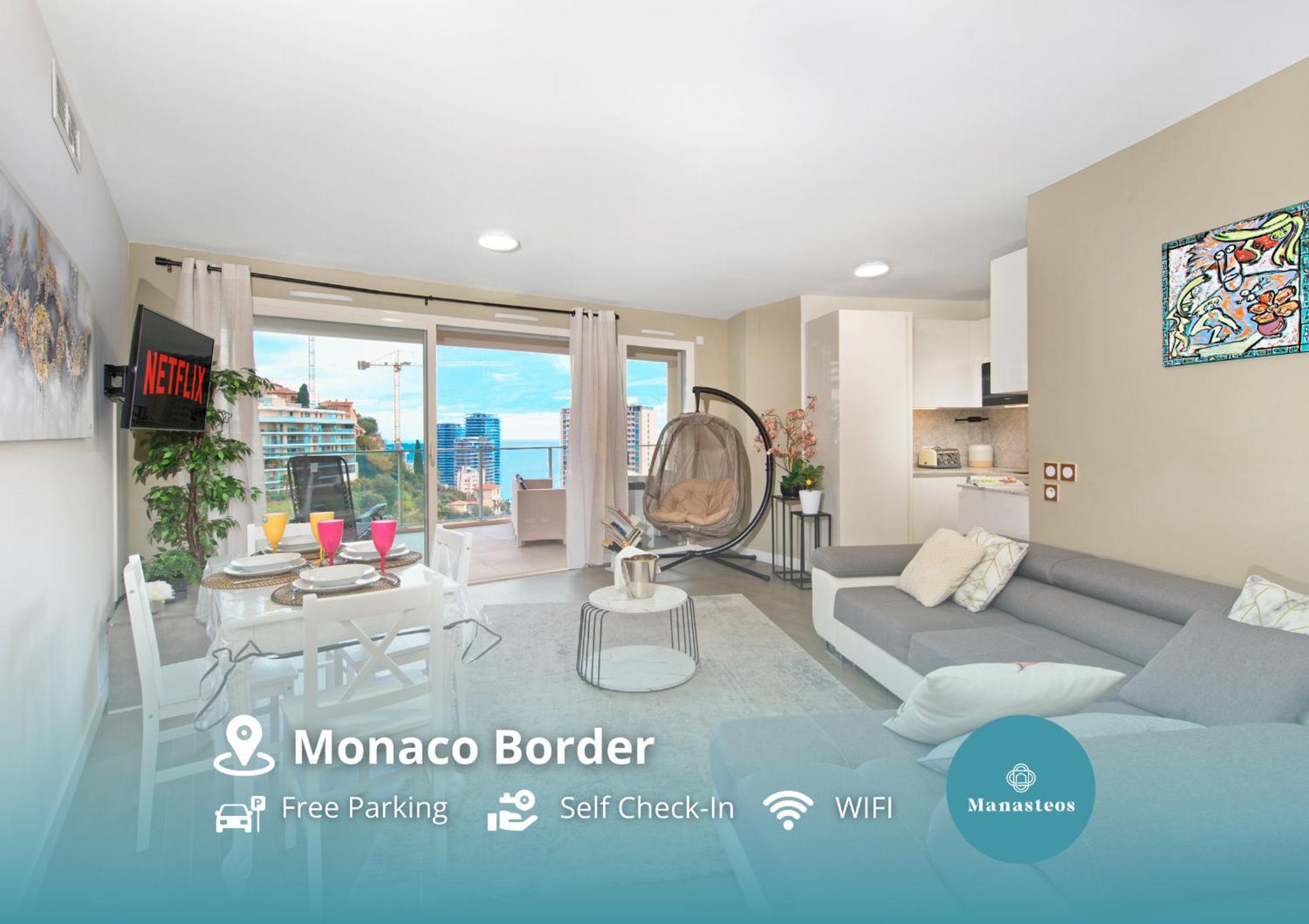 Grande Terrasse - Vue Mer - Parking - Bk Beausoleil Eksteriør billede